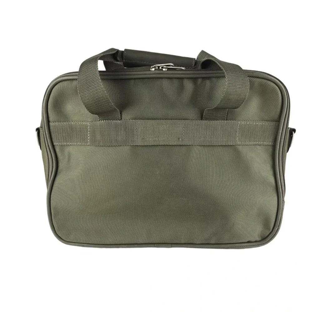 Delsey Unisex Adults Green Outer Zip Pocket Double Top Handle‎ Luggage Bag
